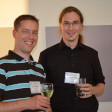 Photo of Eric Bodden and Andreas Thies at the ISSTA 2012 Conference, Minneapolis, MN 